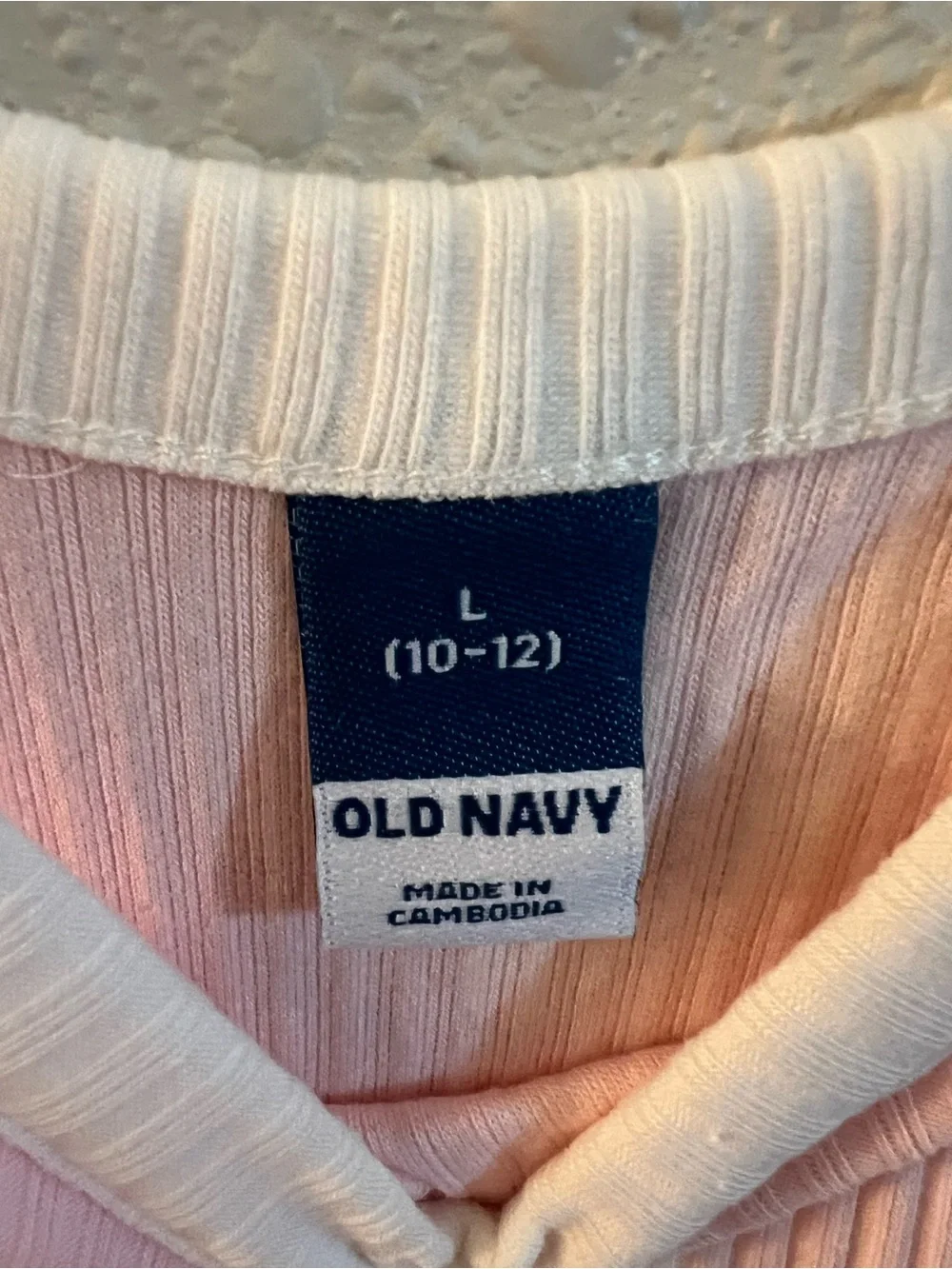 Old Navy Pink Daisy Ribbed Tank Dress NWT